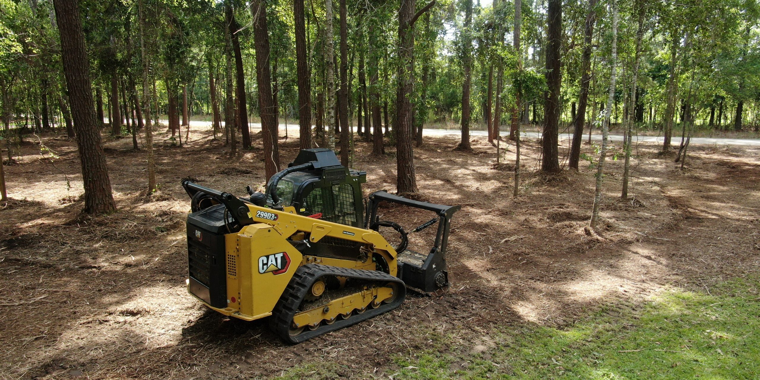 Land clearing work area